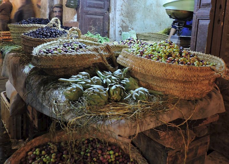 Olives in the Fez medina