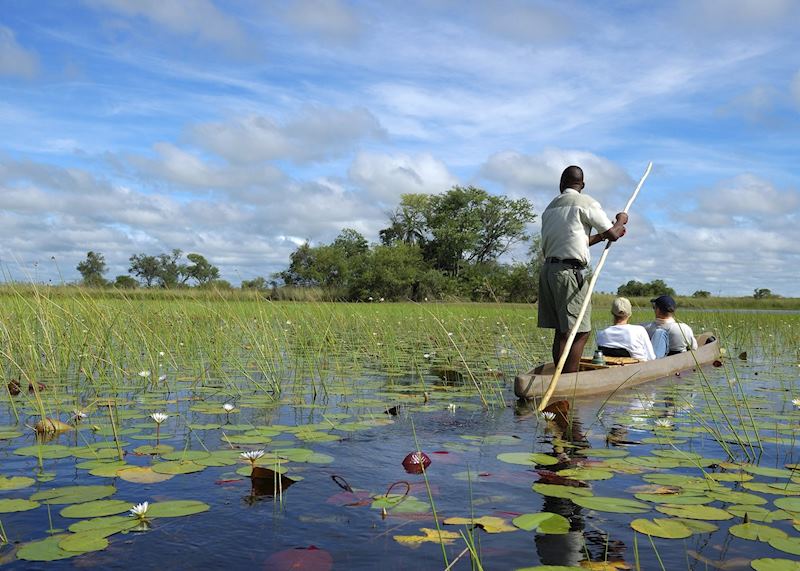 Mokoro in the Okavango Delta