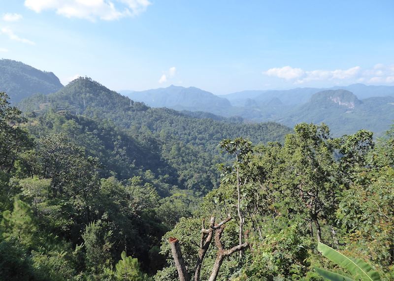 Scenery between Mae Hong Son and Pai