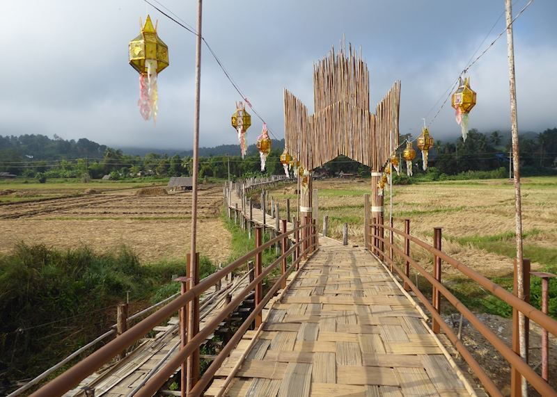 Su Tong Pae Bamboo Bridge, near Mae Hong Son