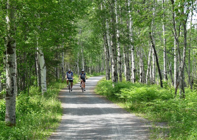 Cycling in Saguenay