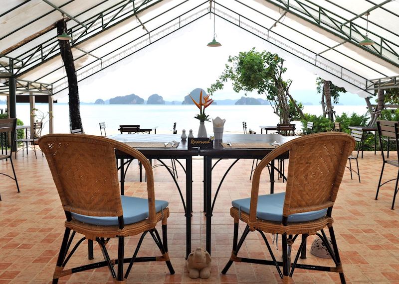 Restaurant at the Tup Kaek Sunset