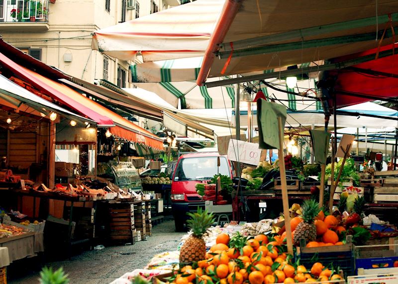 Street market, Palermo