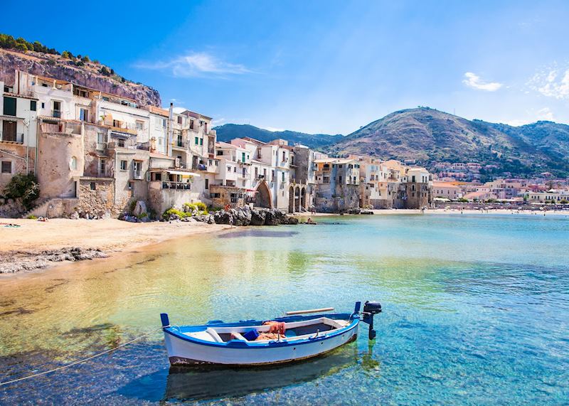 Beach at Cefalù, Sicily