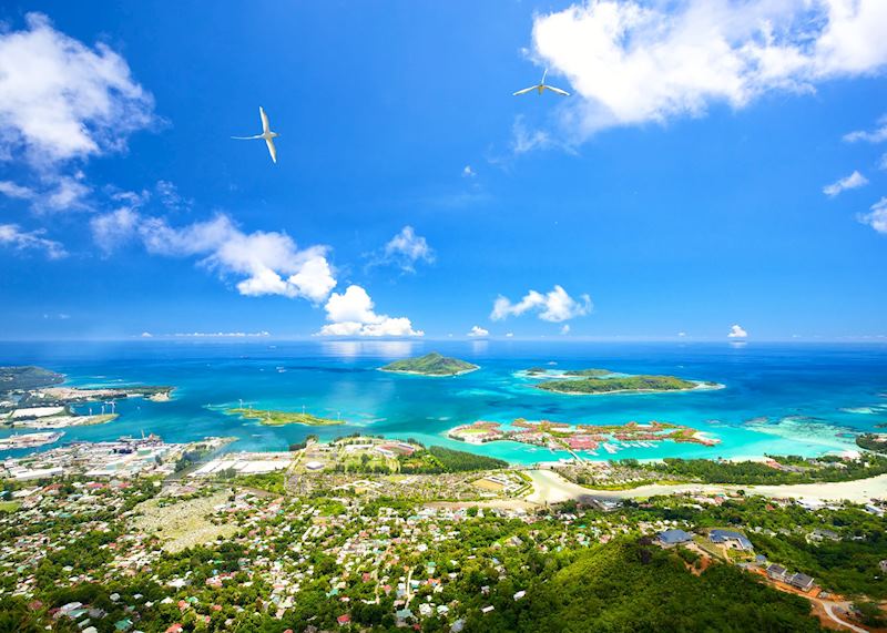 The town of Victoria, Mahe