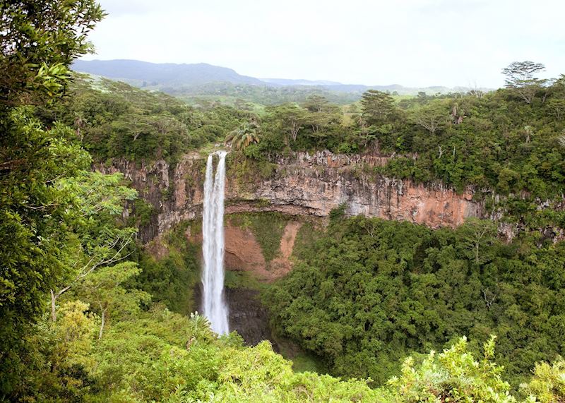 Chamarel waterfall, Mauritius