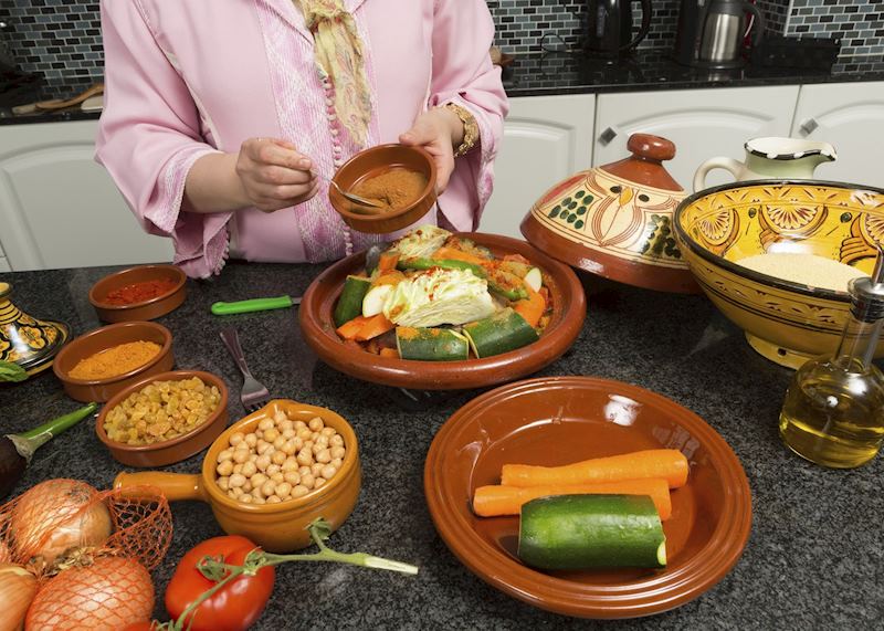 Traditional Moroccan cooking