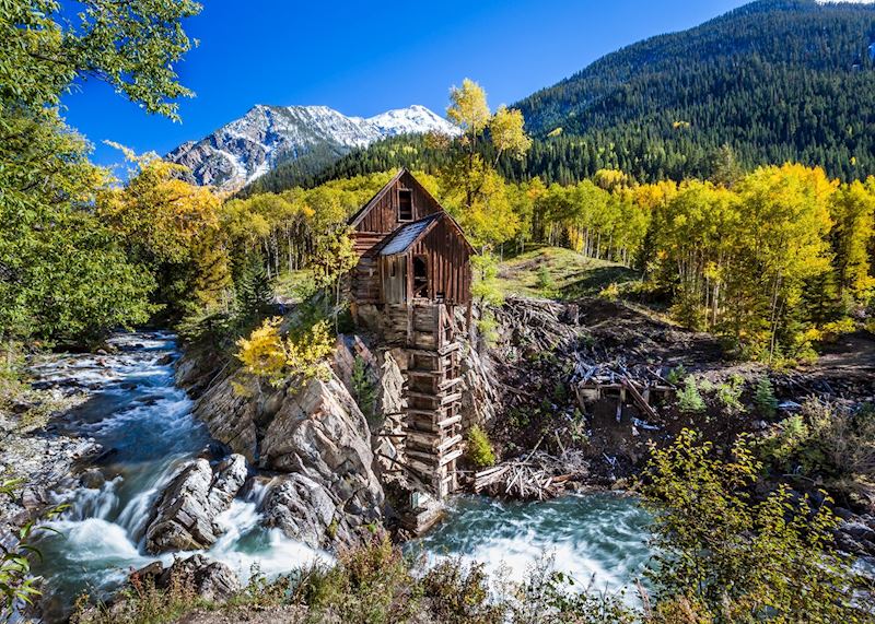 Abandon Crystal Mill near Aspen