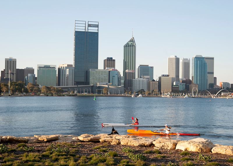 Perth Central Business District, viewed from South Perth