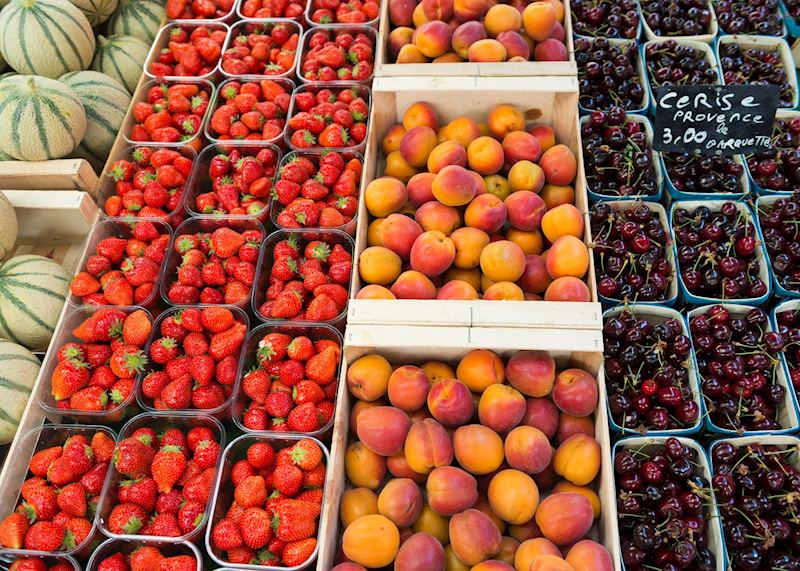 Fruit at market, France