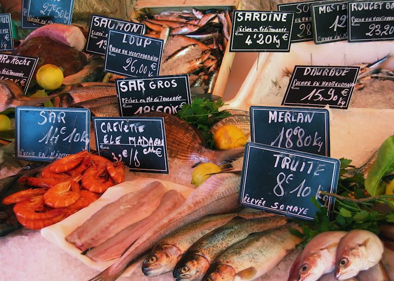 Fish market, France