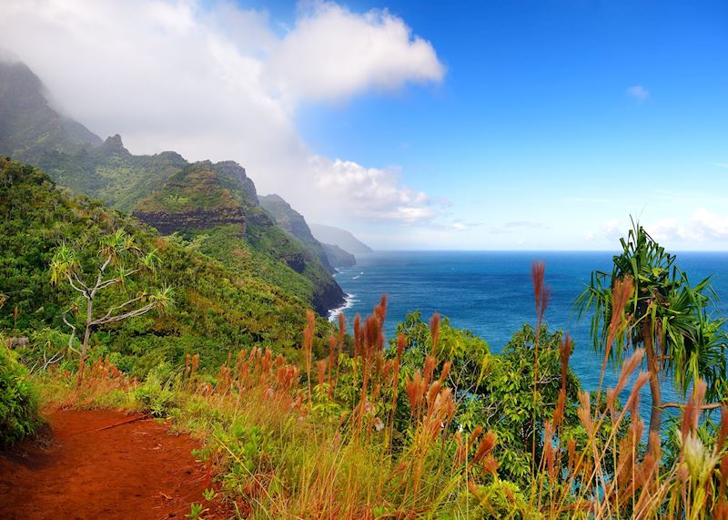 Na Pali coastline, Kauai, Hawaii