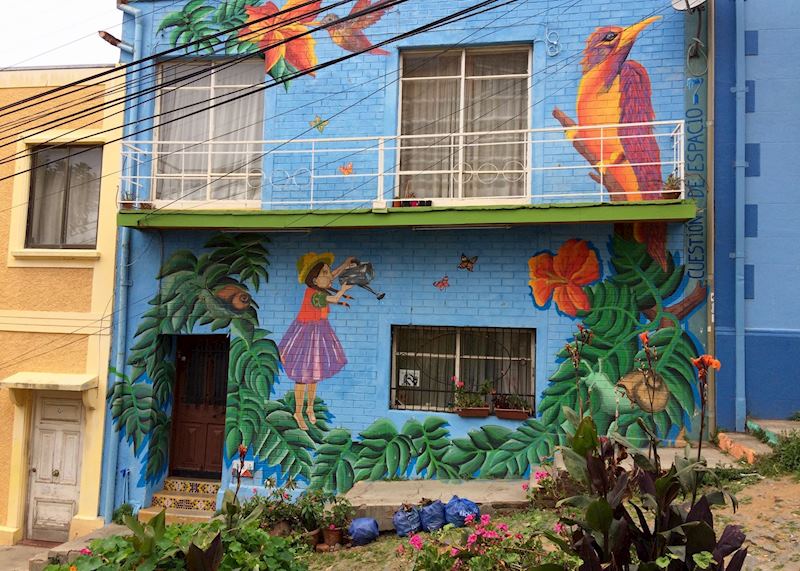 Colourful houses in Valparaiso