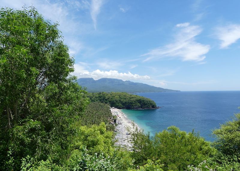 Pasir Putih beach (also known as the Virgin/White Sandy Beach)