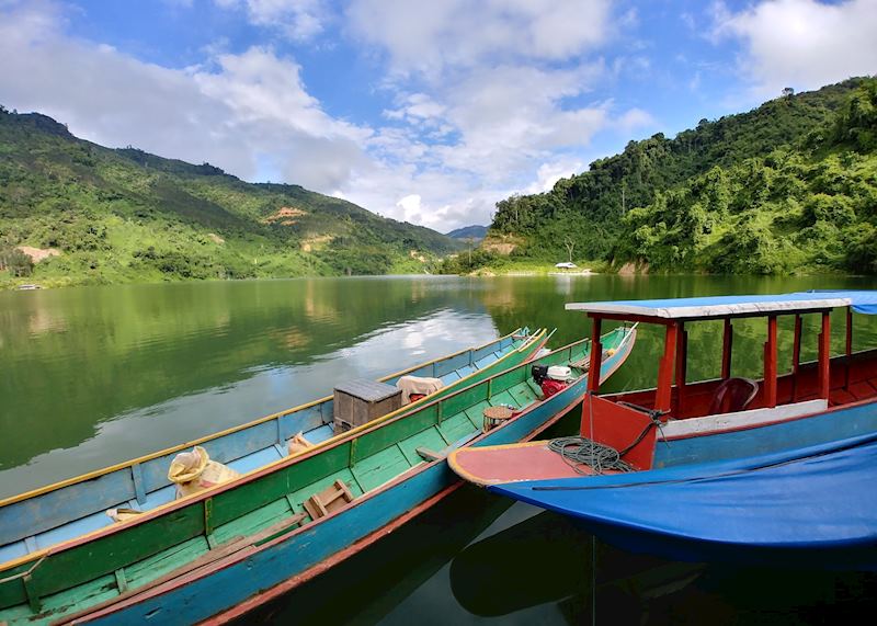 Boat travel in northern Laos, Phongsali