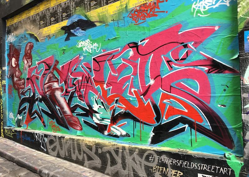 Laneway graffiti, Melbourne