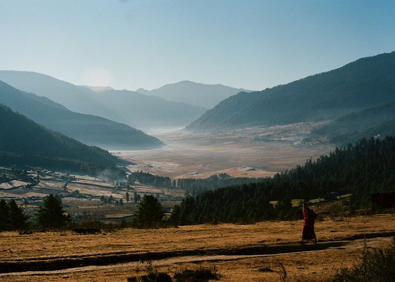 Overlooking Phobjikha Valley