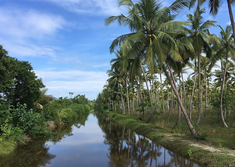 Cycling in Galle's surrounding countryside , Galle