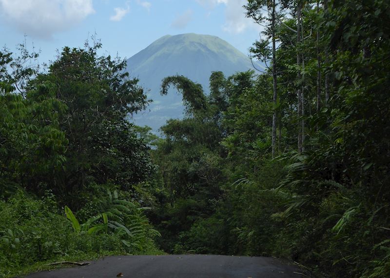 View of Mount Lokon
