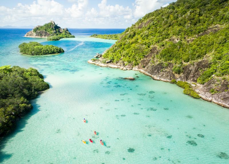 Kayaking with Bawah private island