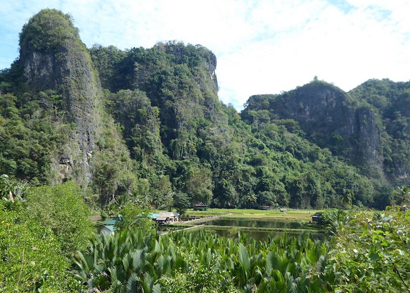 Rammang Rammang scenery outside Makassar