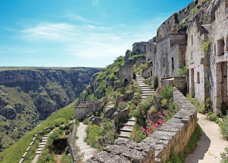Ancient cave dwellings, Matera