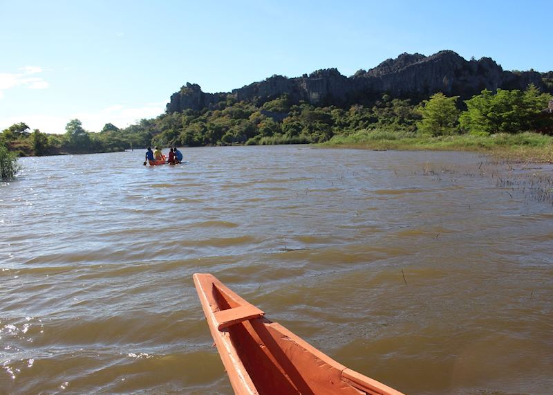 Boating from Iharana Bush Camp