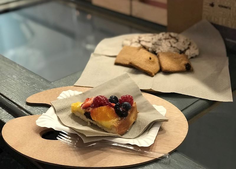 Cake sampling, Como