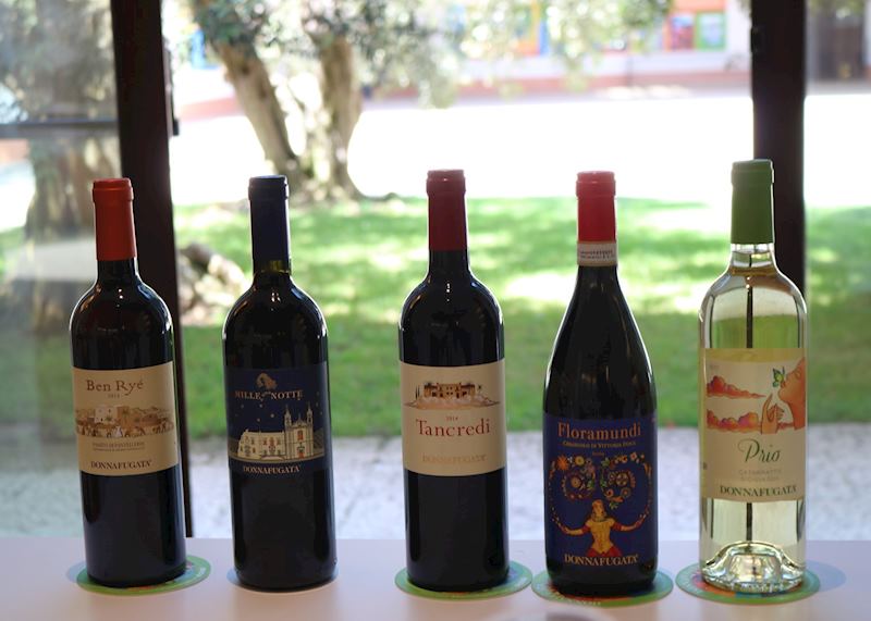 Wine tasting at Donnafugata, Ragusa