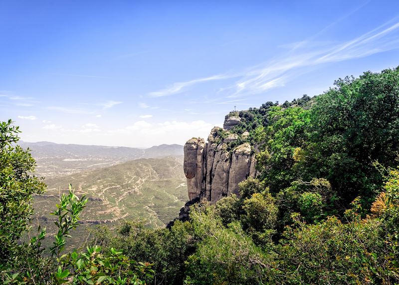 Landscape around Montserrat, Spain