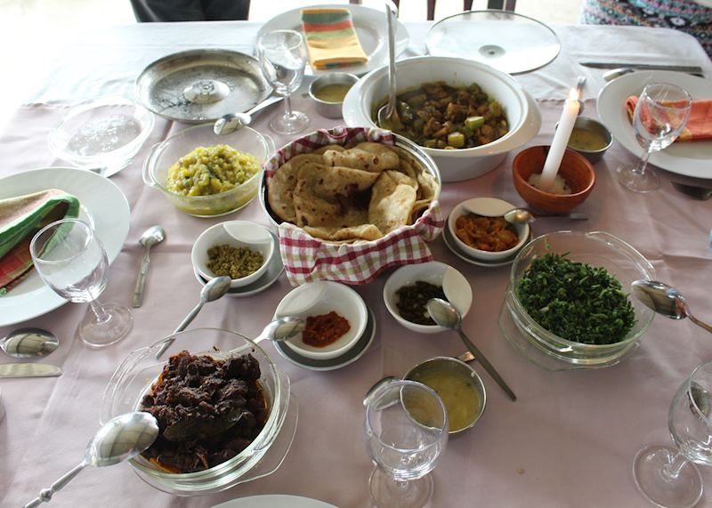 Creole lunch, Mauritius