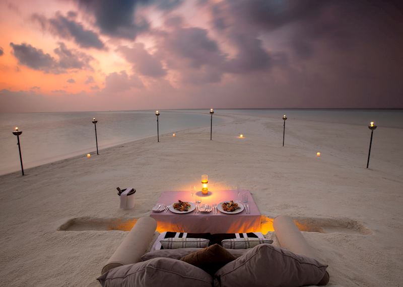Beach barbecue, Milaidhoo Island Maldives, Maldive Island