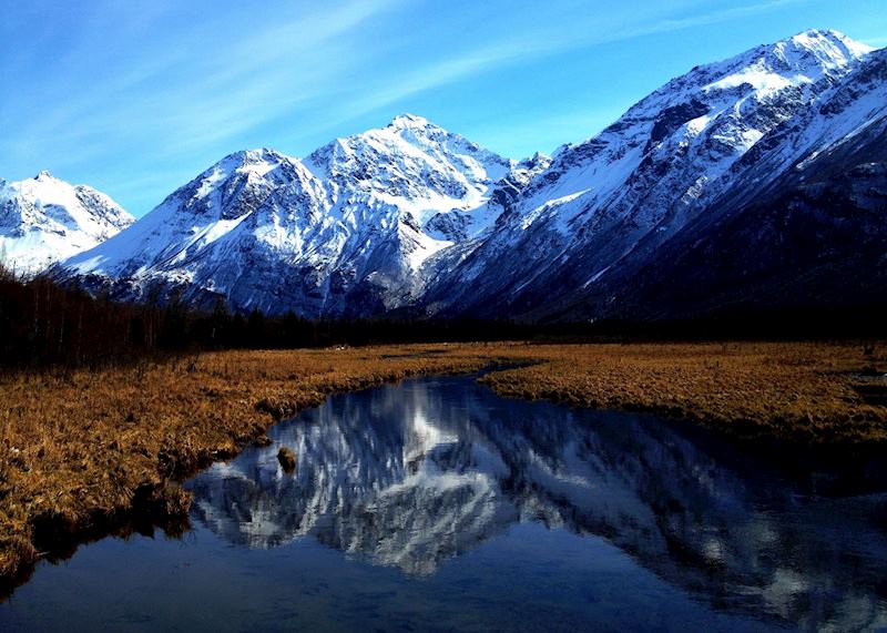 Mountains near Chugach State Park, Alaska