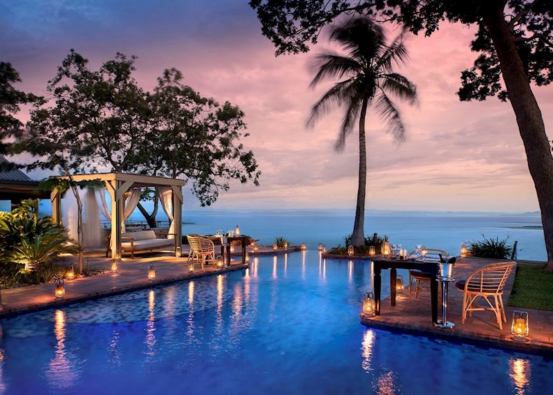 Views over Lake Kariba from Bumi Hills Lodge