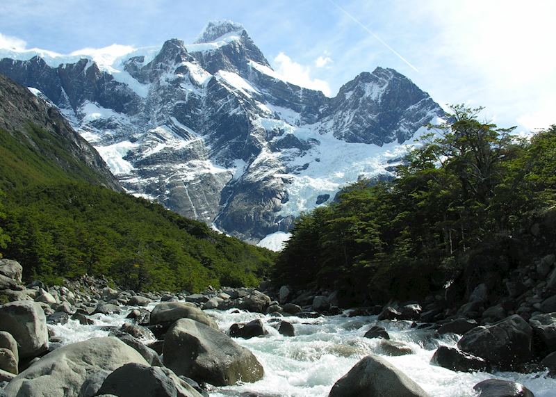 A view of the French Valley from Camping Italiano