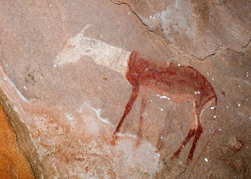 Engravings found in the Skeleton Coast area of Namibia
