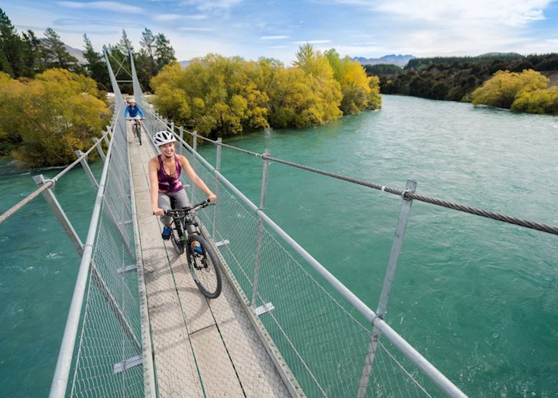 Biking around Wanaka