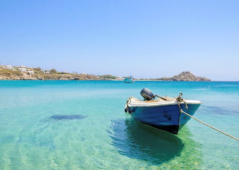 Milos boat
