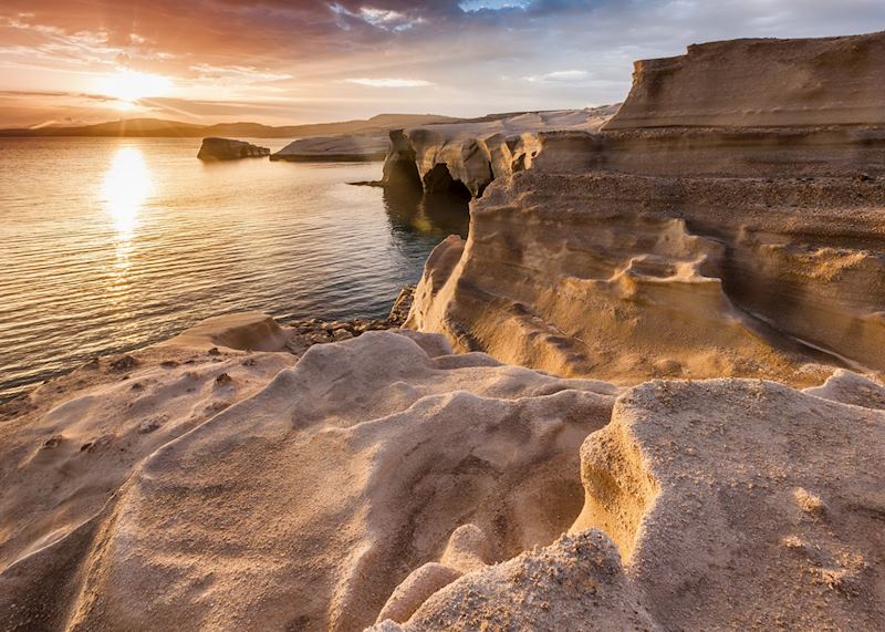 Milos coast