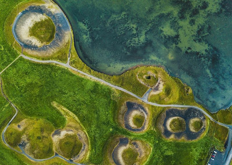 Pseudocraters, Lake Mývatn