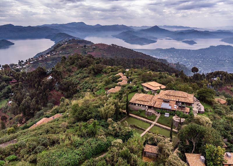 Aerial view of Virunga Lodge