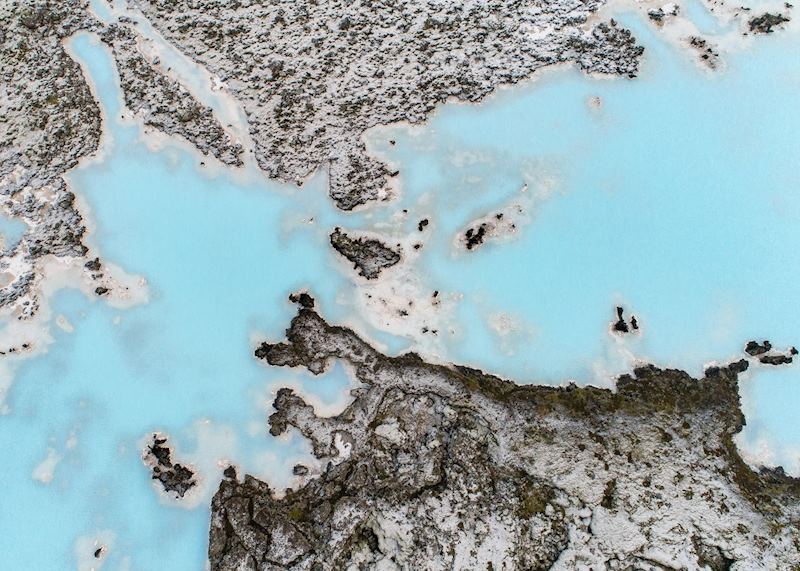 Blue Lagoon from above