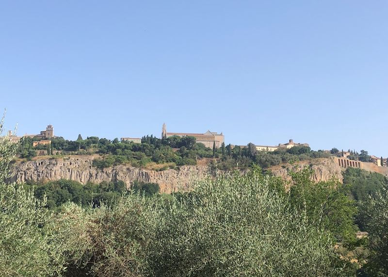 Views to Orvieto, e-bike tour