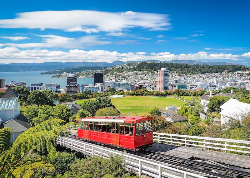 Funicular railway in Wellington