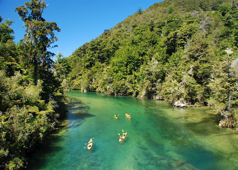 Kayaking in the Abel Tasman National Park