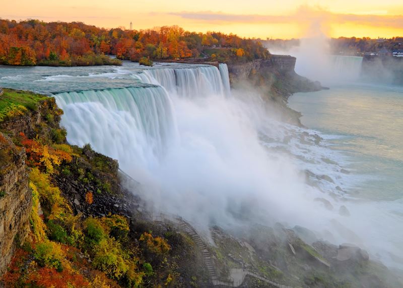 Niagara Falls in autumn