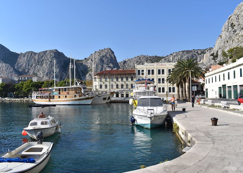 Omis waterfront, Croatia