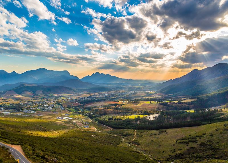 Winelands landscapes, Franschhoek