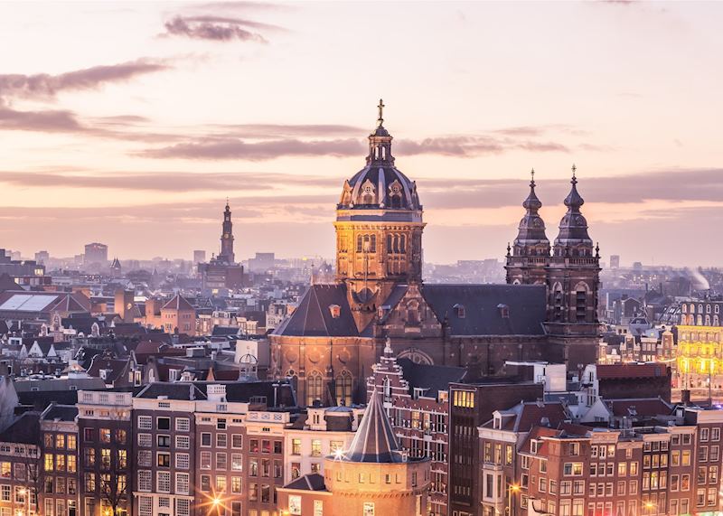 Amsterdam skyline