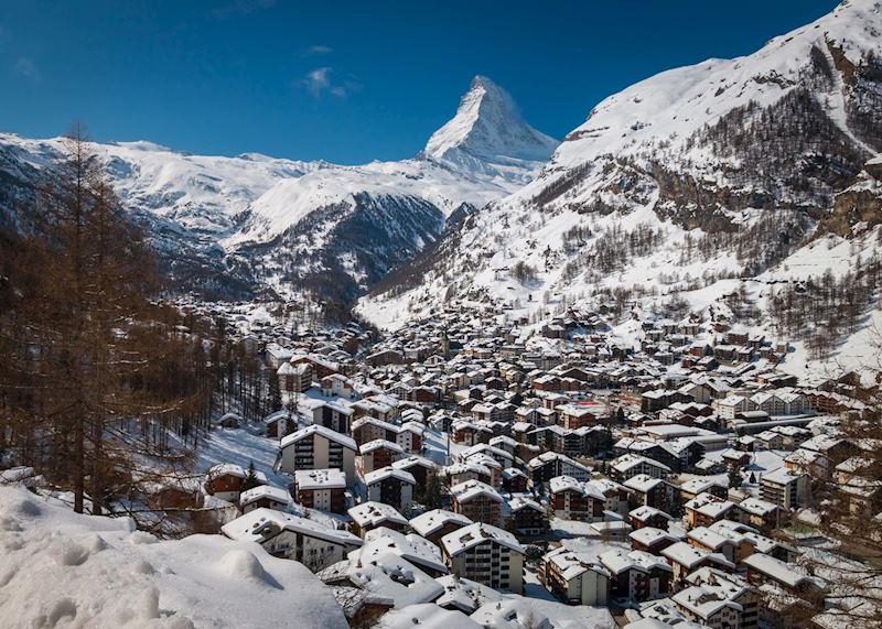 Zermatt under snow